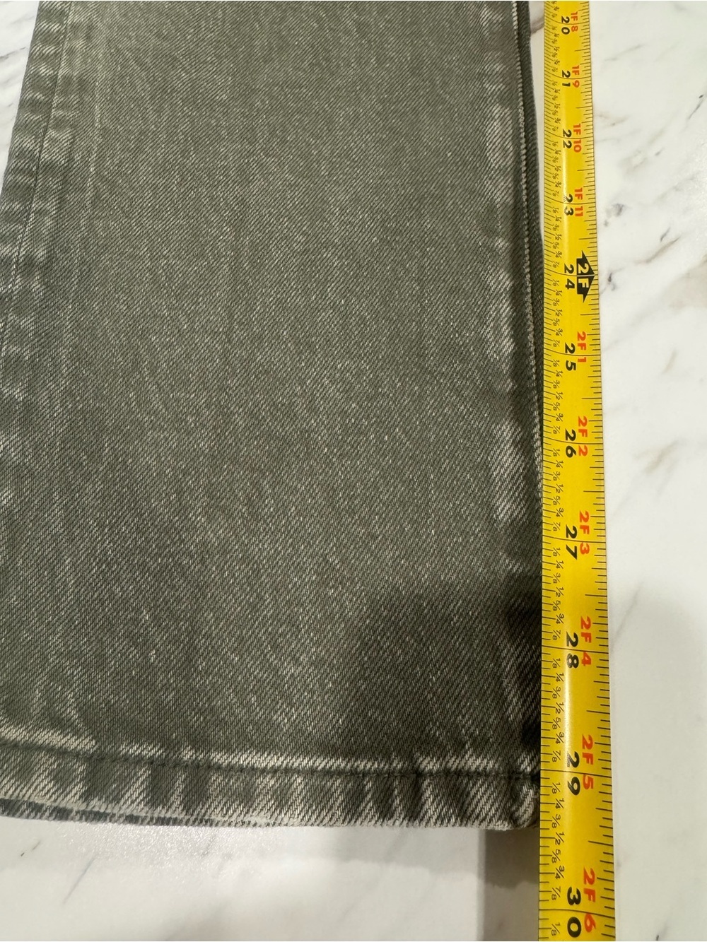 American Eagle Men's EasyFlex Tencel Slim Straight Jeans Green 28/32 New NWT - Picture 11 of 11